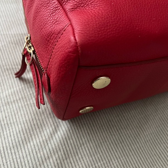 Fossil Sydney Crossbody Satchel in Red - Picture 5 of 7